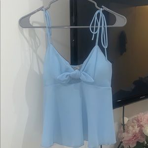 Blue tank top